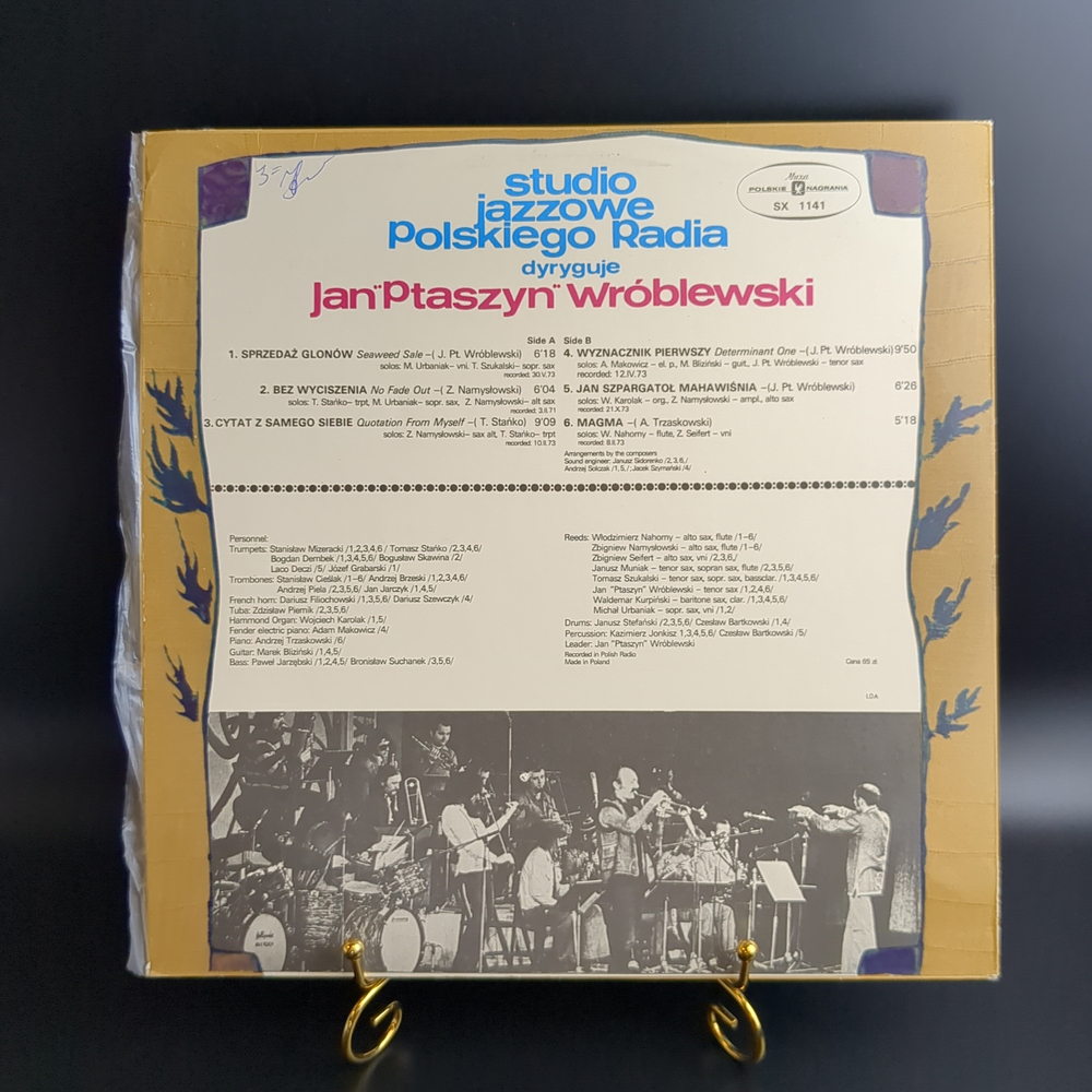 LP Studio Jazzowe Polskiego Radia. Джаз. Виниловая пластинка 12 дюймов. Muza . Польша