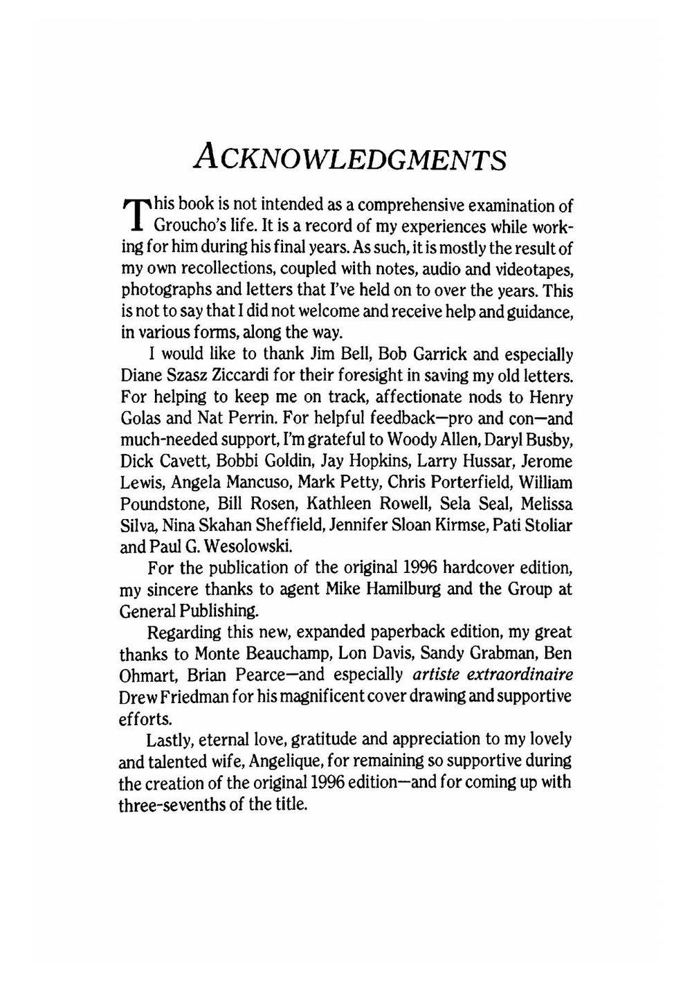 Raised Eyebrows. My Years Inside Groucho's House | Stoliar Steve