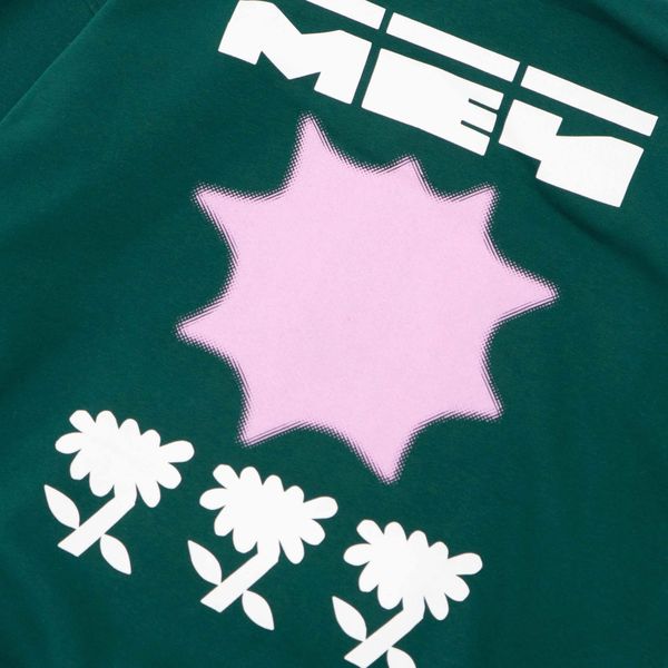 Худи FW23 HD Warm Flower Pine Green - фото 3