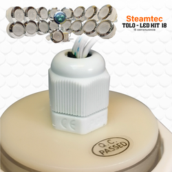 Комплект освещения(хромотерапия) Steamtec TOLO-LED01-kit6, 18 ламп