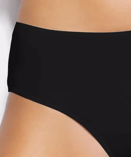 Трусы (2шт) женские слипы классика Atlantic 2BLP-579,черный