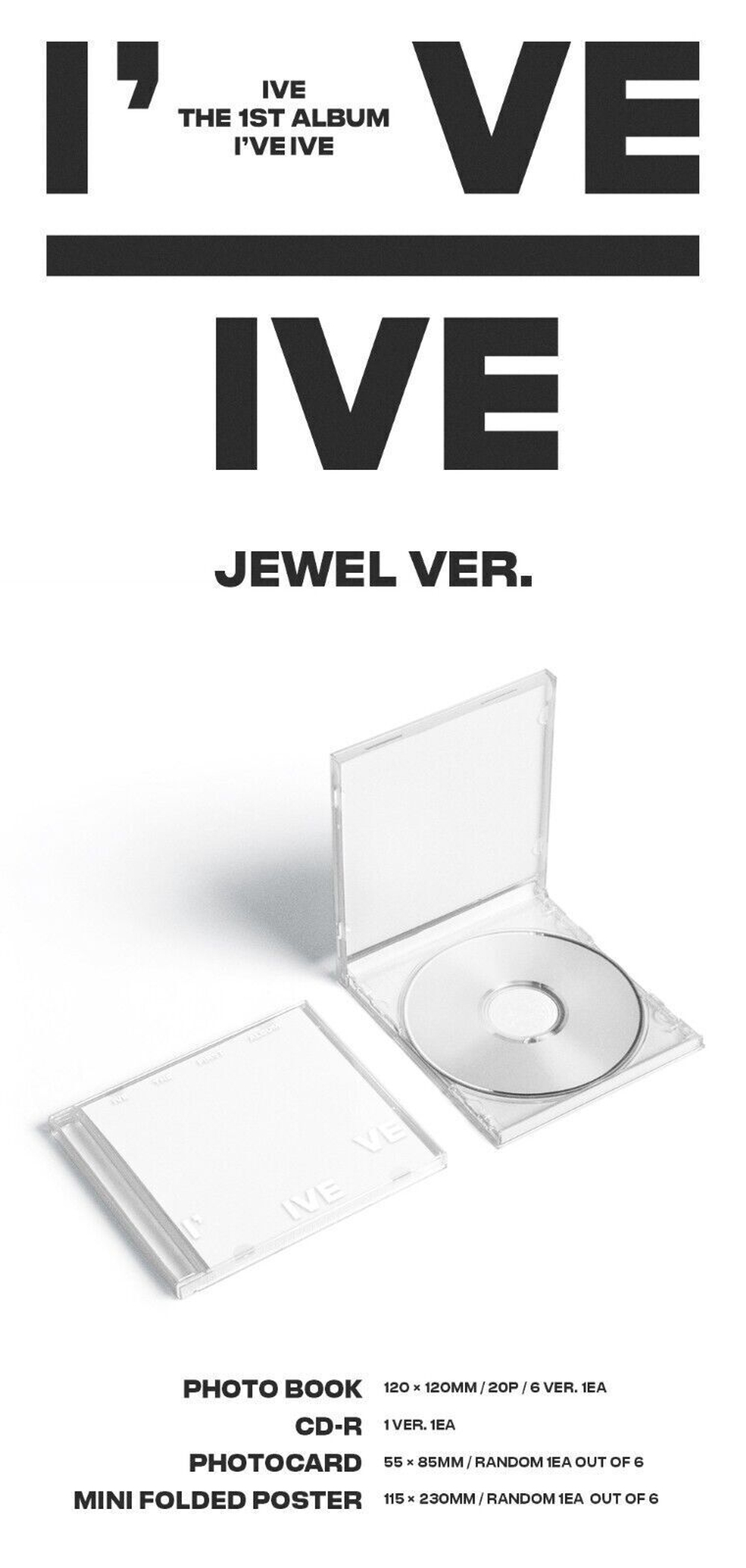 Альбом IVE - I'VE [Jewel Case ver.] (Гаыль)