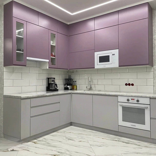 Современная угловая кухня от производителя