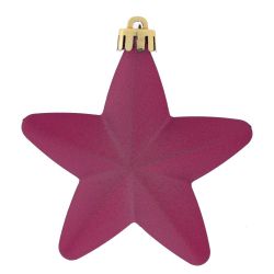 GAEM Набор из 6шт Украшение новогоднее "Звезда", L8 W3 H8 см