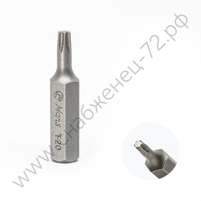 042-4T20 бита короткая TORX на 5/16" T20