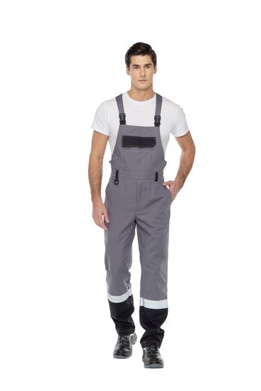 Костюм "Виват" NEW полукомбинезон (серый/черный/красный)