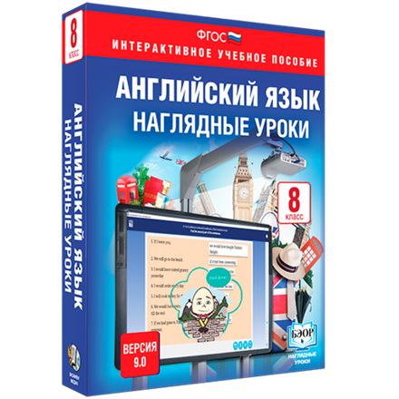 Библиотека электронных образовательных ресурсов. Английский язык. 8 класс. Наглядные уроки