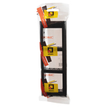 Рамка-суппорт "Avanti" для "In-liner Front", черный, 6 модулей