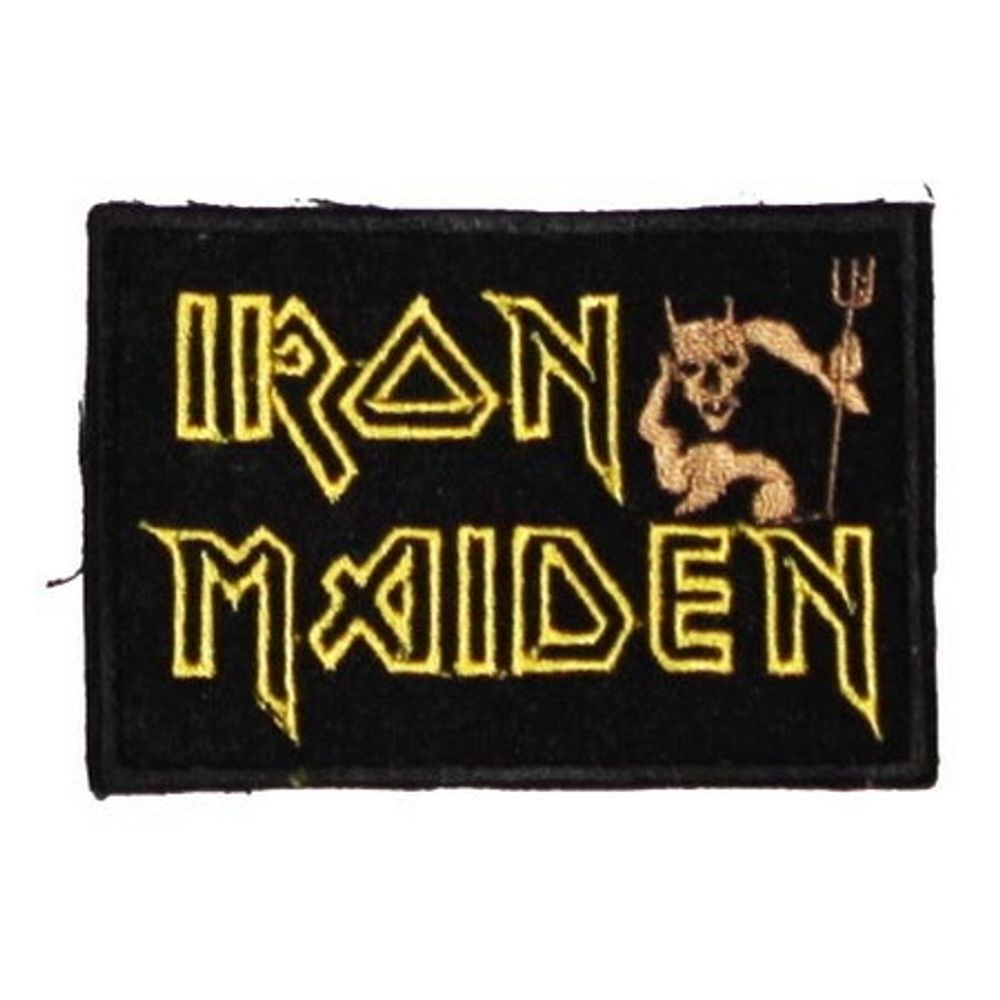 Нашивка Iron Maiden (лого с чертом)