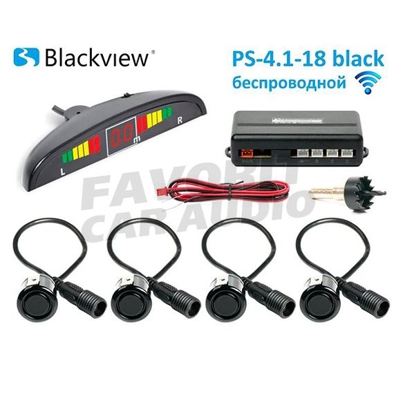Парктроник Blackviev PS 4.1-18 Black беспров.