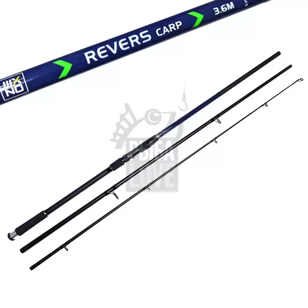 Карповое удилище Zeox Revers Carp 3.6м 3,75lb 170г