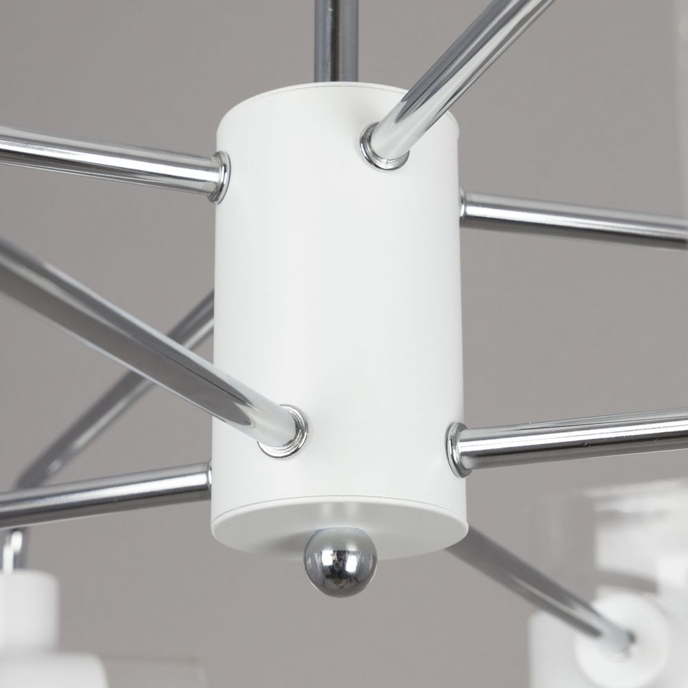 Citilux Бертон CL140180 Люстра потолочная Белая