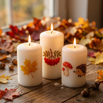 Трансфер переводной - декаль для свечей и гипса осень 009 А5