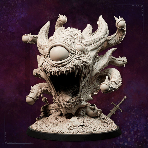 Бехолдер beholder миниатюра для dnd, днд, pathfinder, фентези, Настольная игра, НРИ, Варгейм, РПГ