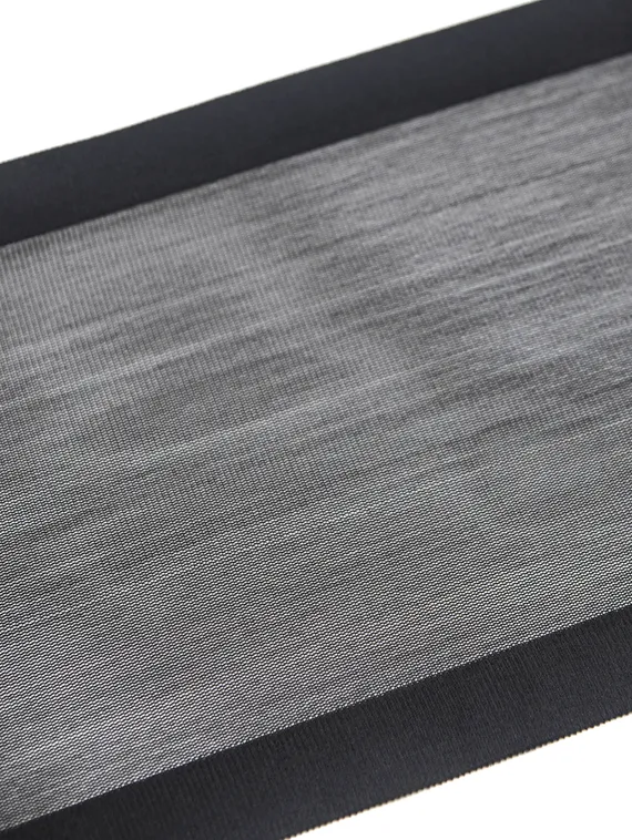 03-85 Кружево сетка 16 см, черный 170 (упаковка 10 м)