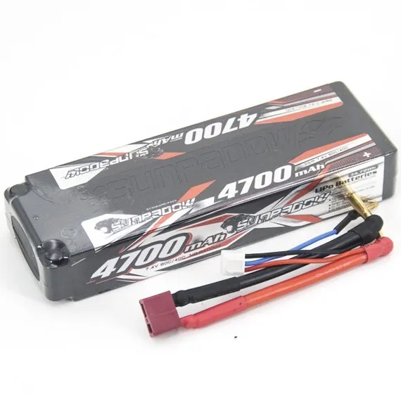 Аккумулятор Sunpadow Li-Po 7.4V 4700 40C S Deans plug - SP-4700-2-40C-S-D