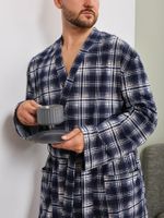 Халат мужской Сильвестр-2 Виотекс СИНИЙ