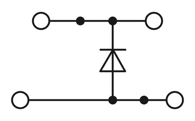 1066347 - MUTTB 2,5-DIO/U-O - Клеммный блок