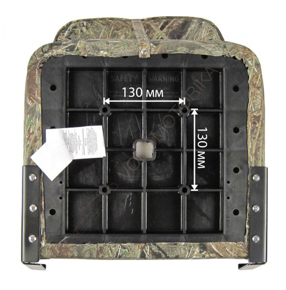 Кресло складное мягкое ECONOMY с высокой спинкой, обивка камуфляжная ткань