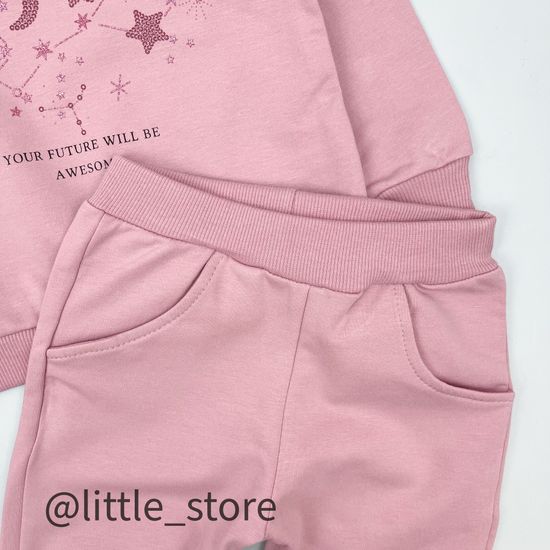 Комплект утепленный "Stars" пудра