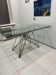 Стол раздвижной Everest 160-220х90 см, закаленное стекло