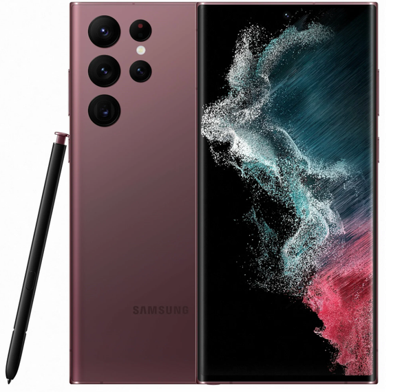 Смартфон Samsung Galaxy S22 Ultra 8 ГБ/128 ГБ (Бордовый | Burgundy)