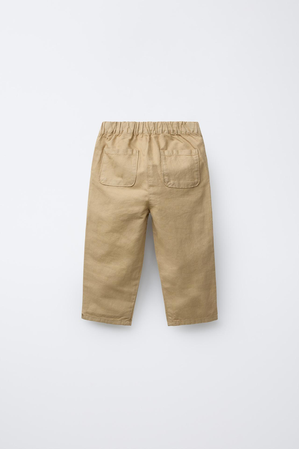 ZARA БРЮКИ ПРЯМОГО КРОЯ, ЦВЕТ ВЕРБЛЮЖЬЕЙ ШЕРСТИ