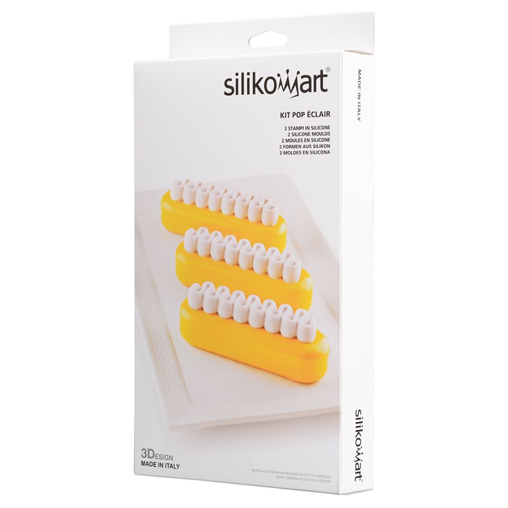 Silikomart Набор из 2 силиконовых форм для приготовления эклеров Pop Eclair