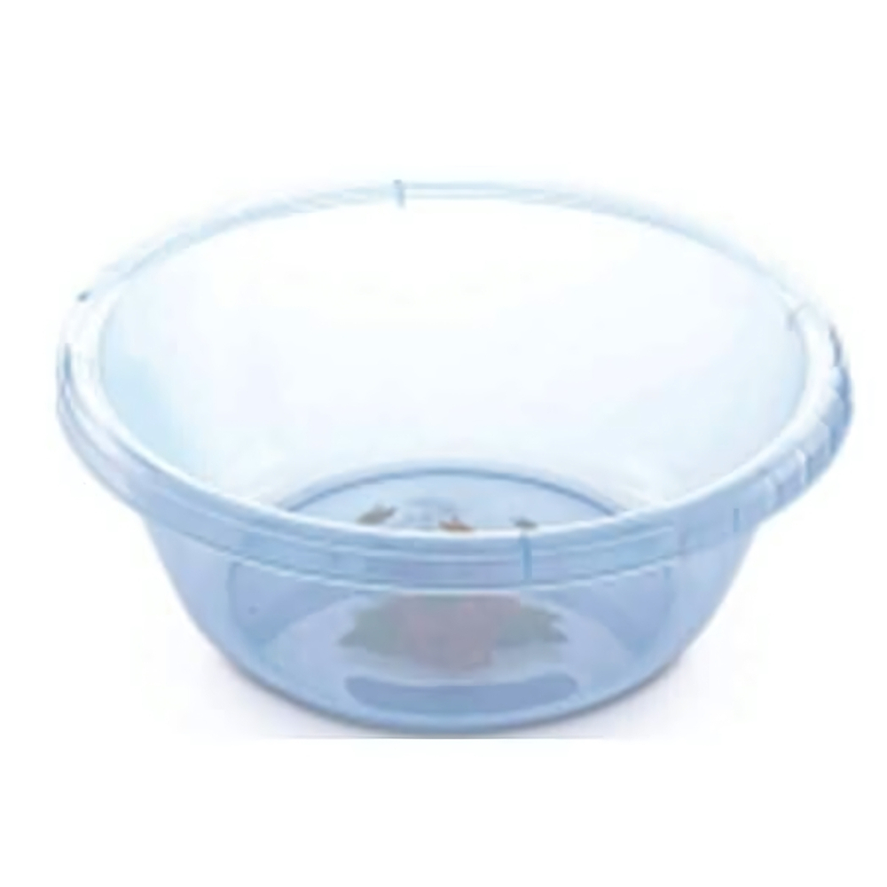 Миска круглая №3 прозрачная с рисунком 4,1л, диам 28см РП-133микс