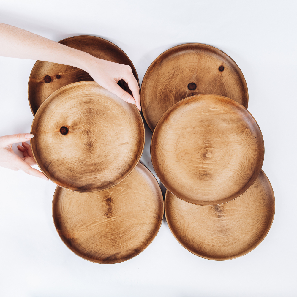 Набор деревянных тарелок Art of Siberia из кедра TN52