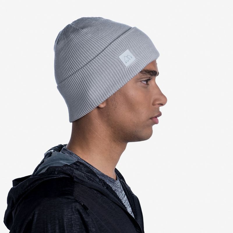 Шапка Buff Crossknit Hat Sold Lihgt Grey Фото 2