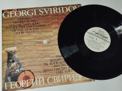 Винтажная виниловая пластинка LP Г. Свиридов, Триптих, Деревянная Русь, Пять Хоров На Слова Русских Поэтов (СССР 1980)