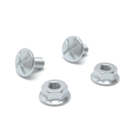 Пластина вывода кабеля для лестничных лотков осн.300 мм AISI 304, в комплекте с крепёжными элементами, необходимыми для монтажа