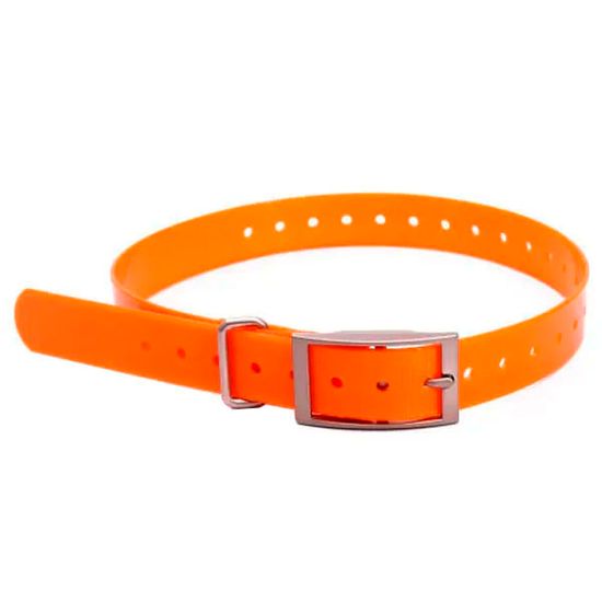 Сменный ошейник 26 мм для Garmin DC50, T5, TT10, TT15 (оранжевый)