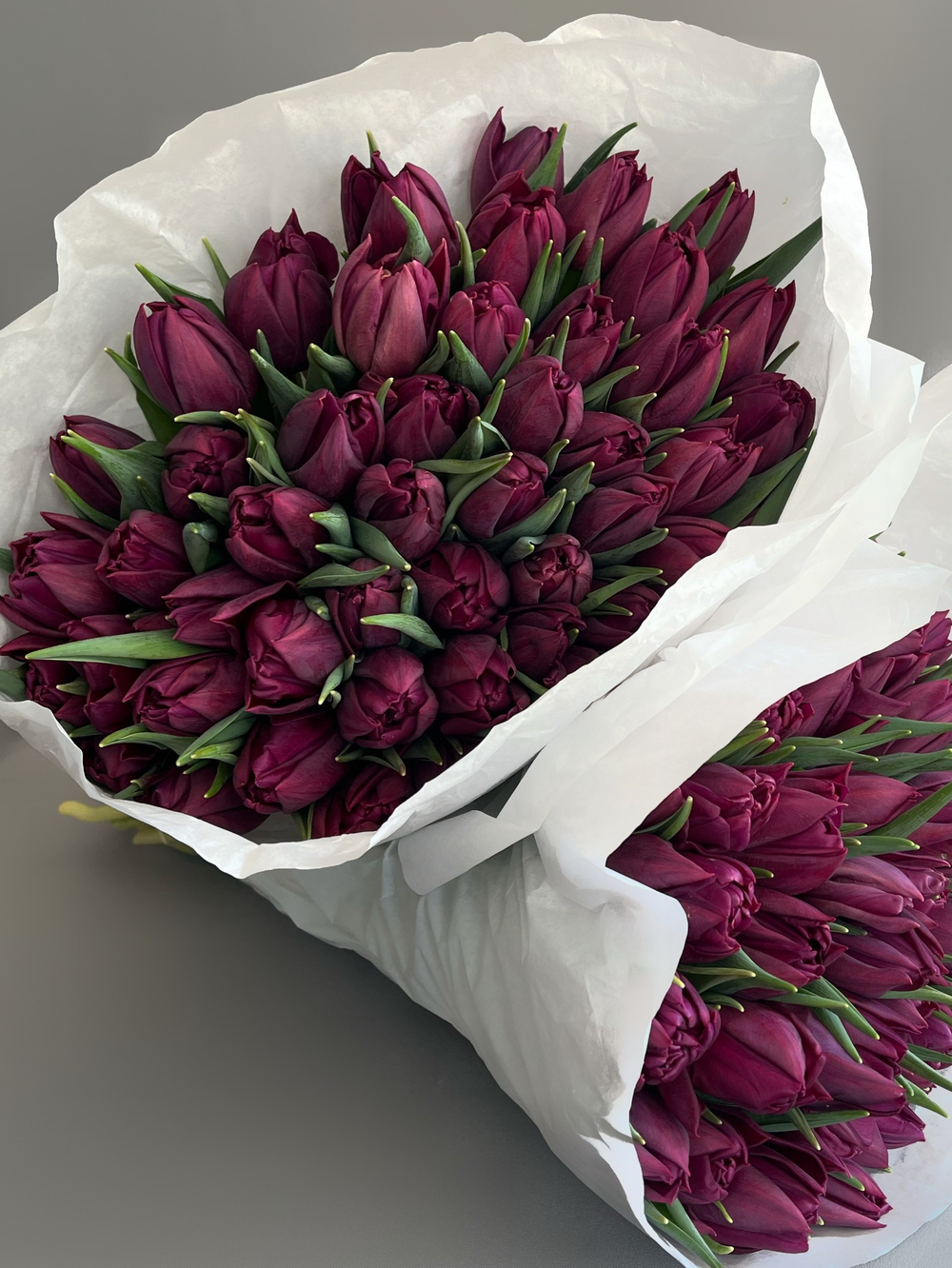 Букет пионовидных тюльпанов