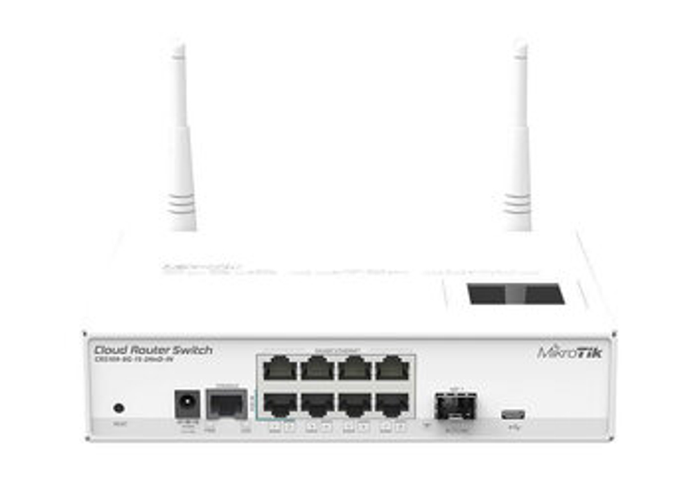 Маршрутизатор MikroTik CRS109-8G-1S-2HND-IN