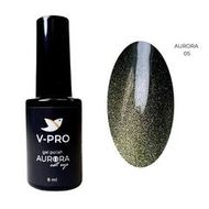 05 Гель-лак Кошачий глаз Аврора Vrubel Pro 8 мл