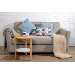 Чехол для подушки цвета пыльной розы с графичным принтом lazy flower cuts&pieces, 30х50 см