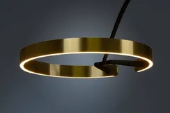 Торшер Adriana 220х240 см, черный с золотом