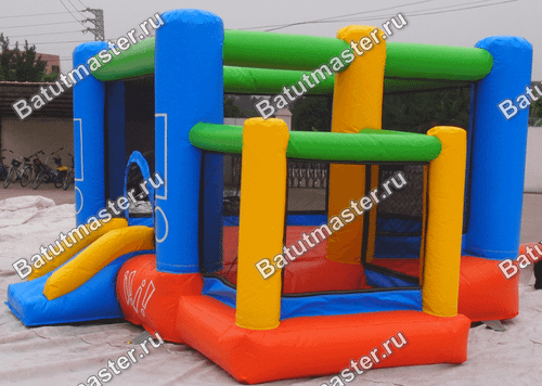 Надувной батут "Кубик"