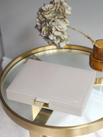 Органайзер для украшений Stackers Classic Jewellery Box Lid - Taupe Woven (Sage Green / светло-зеленый / Sage Green)