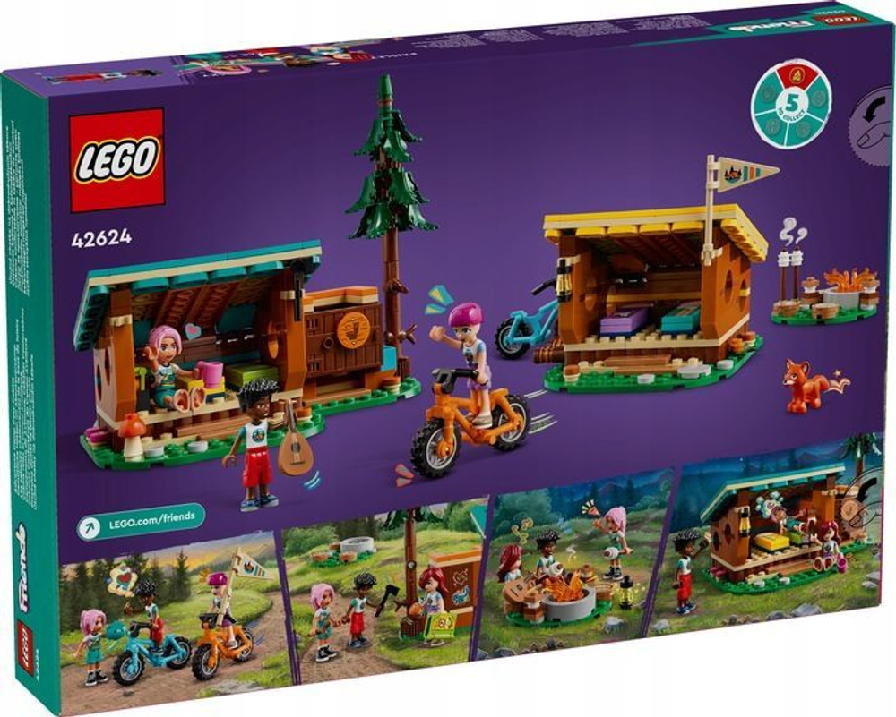 Конструктор LEGO Friends - Уютные домики в летнем лагере - Лего Друзья  42624 купить в Москве | Доставка по России.