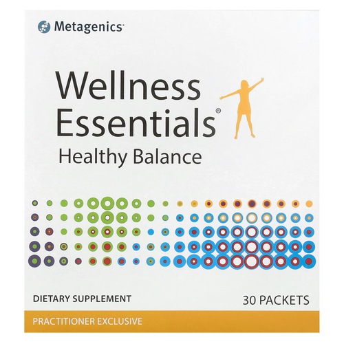 Metagenics, Wellness Essentials, здоровый баланс, 30 пакетиков