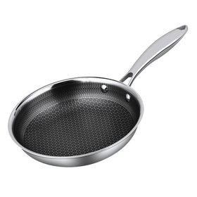 Сковорода d=20 см, h=4.5cм, "Honeycombs", нерж. 3-х слойная. Индукция, P.L. - ProffCuisine