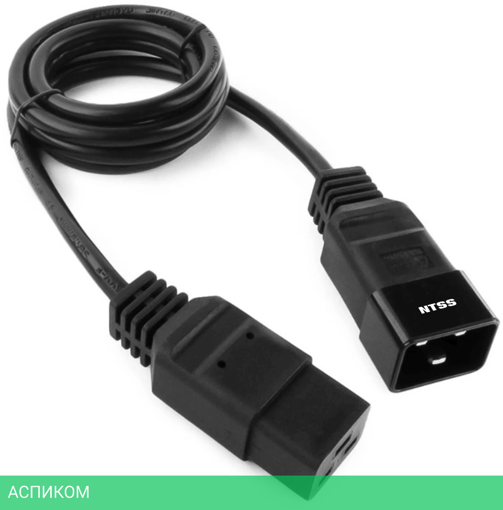 Шнур питания NTSS NTSS-PC19202 черный