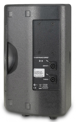 Dynacord D 8 пассивная АС, 2-полосная, 8'/1', 8 Ом, 250Вт RMS / 1000Вт пик, макс. SPL - 124 дБ (пик), цвет черный