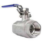 Stainless steel ball valve Elephant BV.T.Fp.316.230 986 psi, full port, Threaded NPT/BSP connection, with handle