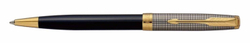 Шариковая ручка Parker Sonnet Chiselled and Black GT