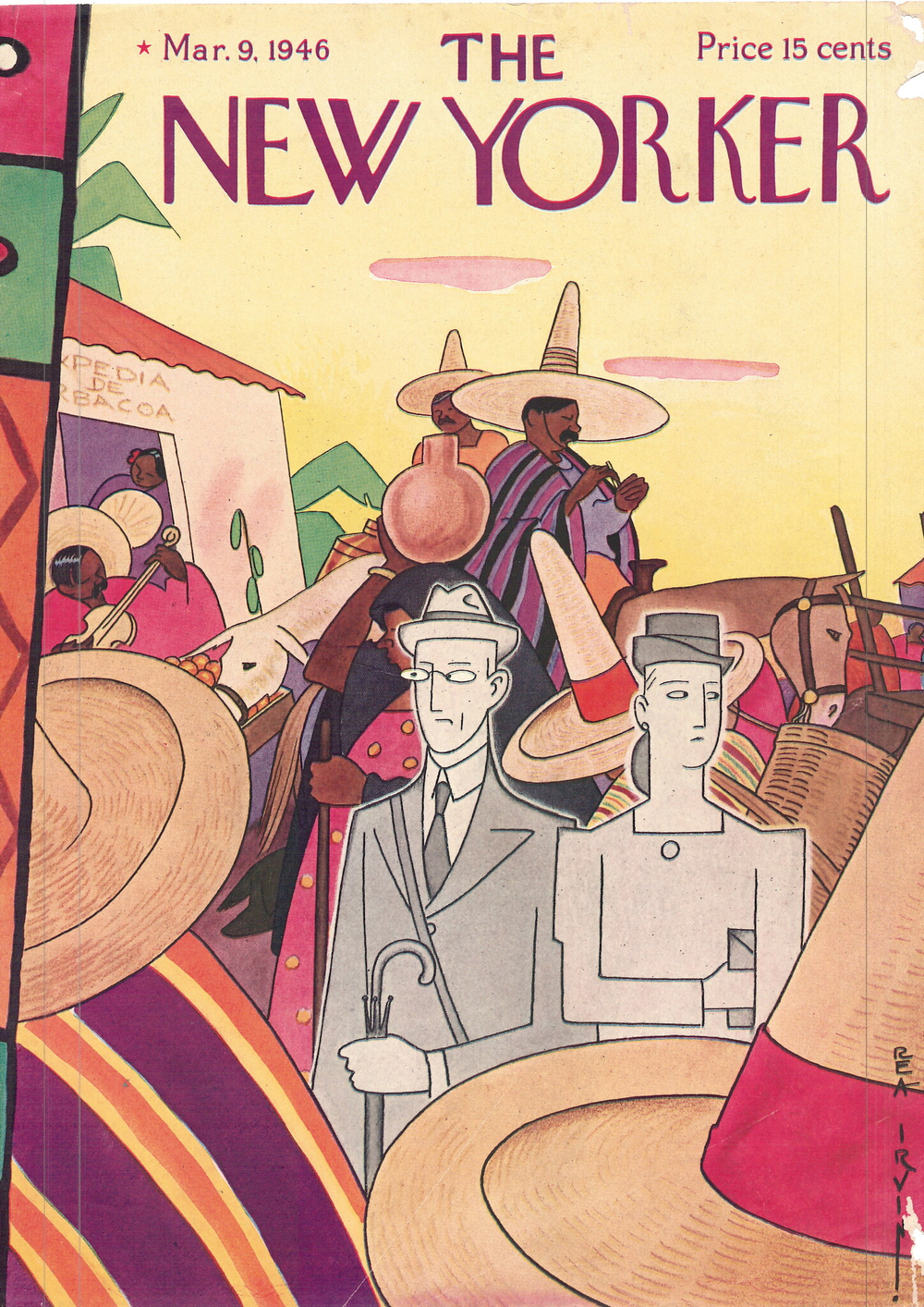 Журнал The New Yorker 09-03-1946, обложка