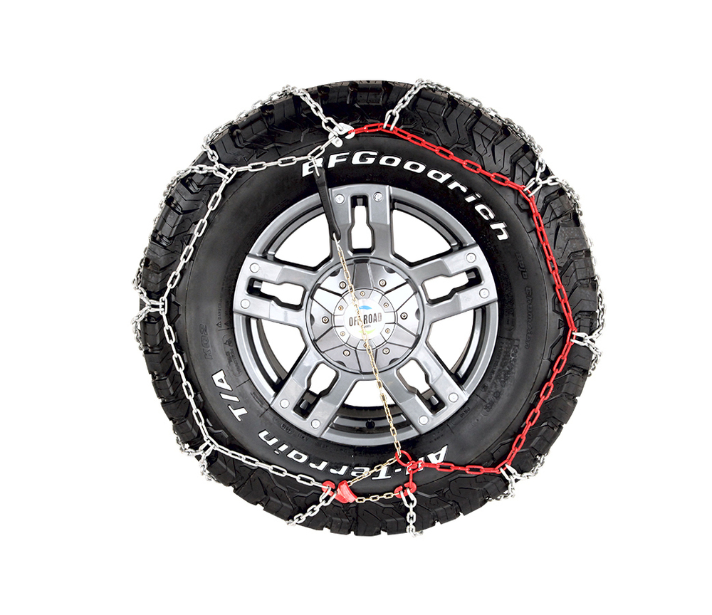 Цепи противоскольжения РИФ 4х4 соты 16 мм, 235/80R17, 235/85R16, 245/65R18, 245/75R17, 255/55R19, 255/60R18, 265/60R18, 265/65R17, 265/70R16, 275/60R17, 255/60R18 (к-т 2 шт.)